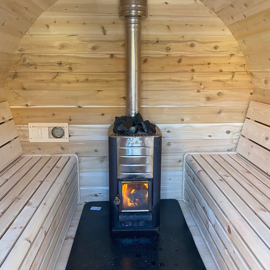 True North Schooner Canadian Made 2-8 Person Outdoor Traditional Barrel Sauna