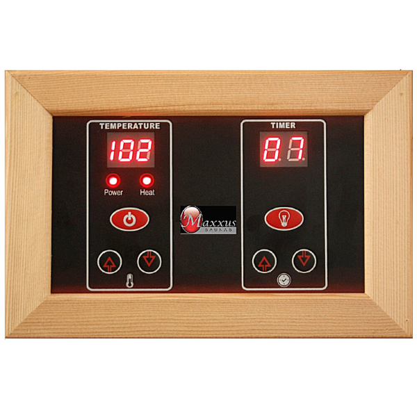 Maxxus Low EMF MX-K306-01 FAR Infrared Sauna - Canadian Hemlock