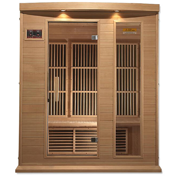 Maxxus Low EMF MX-K306-01 FAR Infrared Sauna - Canadian Hemlock