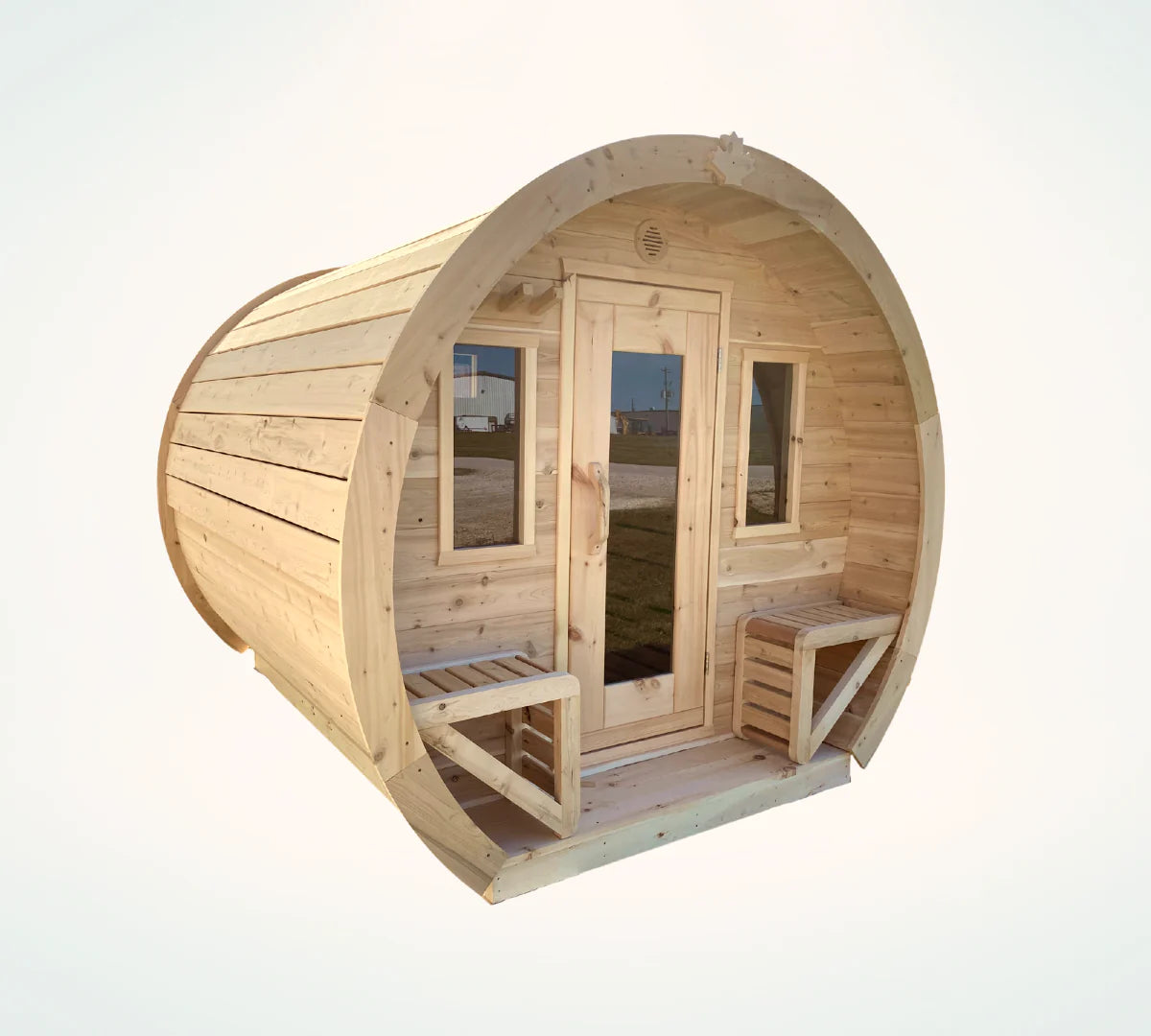 True North Schooner Canadian Made 2-8 Person Outdoor Traditional Barrel Sauna