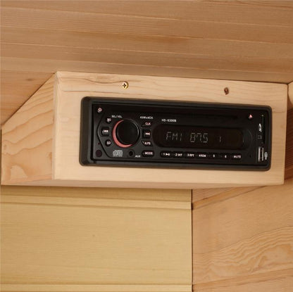 Maxxus Low EMF MX-K406-01 FAR Infrared Sauna with Canadian Hemlock