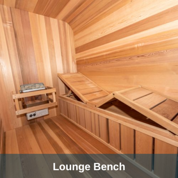 Dundalk LeisureCraft Clear Cedar Outdoor Luna Sauna