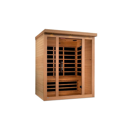 Golden Designs Vila 3 Person Ultra Low EMF FAR Infrared Sauna