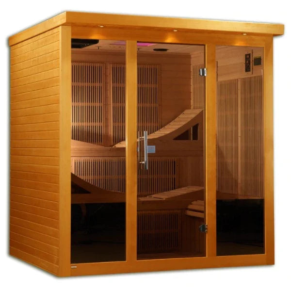 Golden Designs Monaco 6 Person Near Zero EMF FAR Infrared Sauna