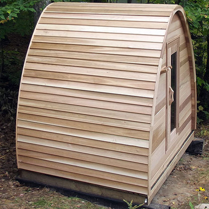 Dundalk LeisureCraft Clear Cedar Mini POD 3-4 Person Sauna