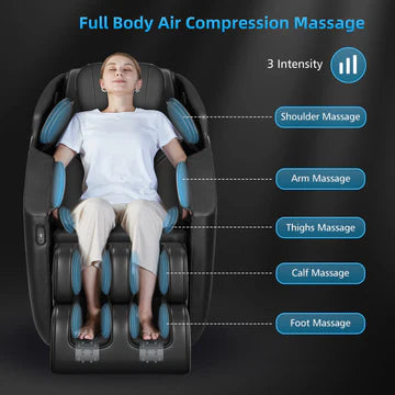 Comfier Massage Chair Recliner, AI-powered, Full Body Massage Recliner Chair, Zero Gravity, Bluetooth Speaker