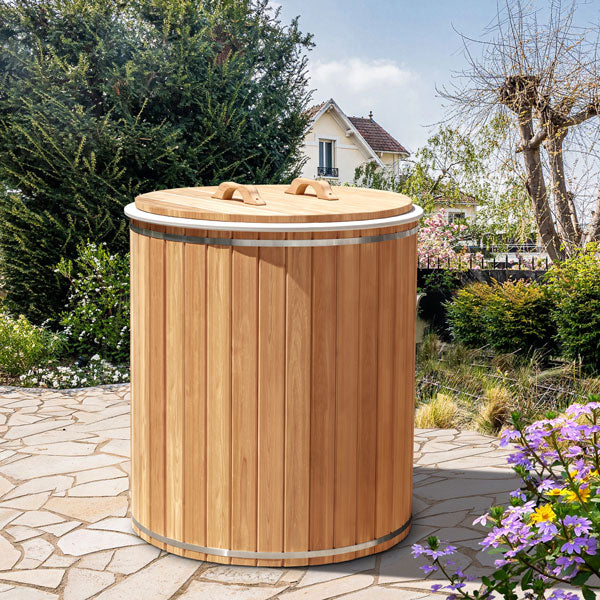 Dundalk LeisureCraft The Arctic Cold Plunge Tub - Clear Red Cedar