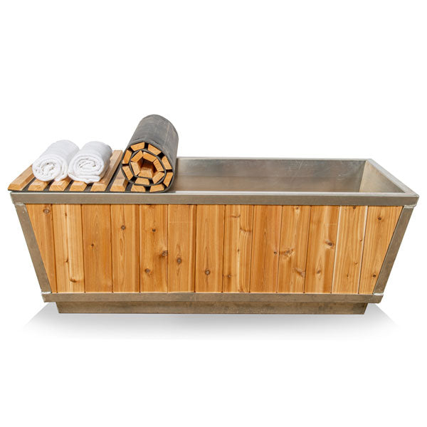 Dundalk LeisureCraft The Glacier Cold Plunge Tub - Knotty Red Cedar