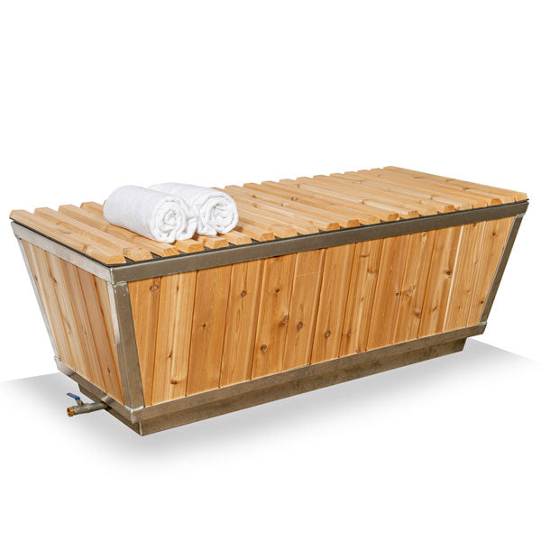 Dundalk LeisureCraft The Glacier Cold Plunge Tub - Knotty Red Cedar