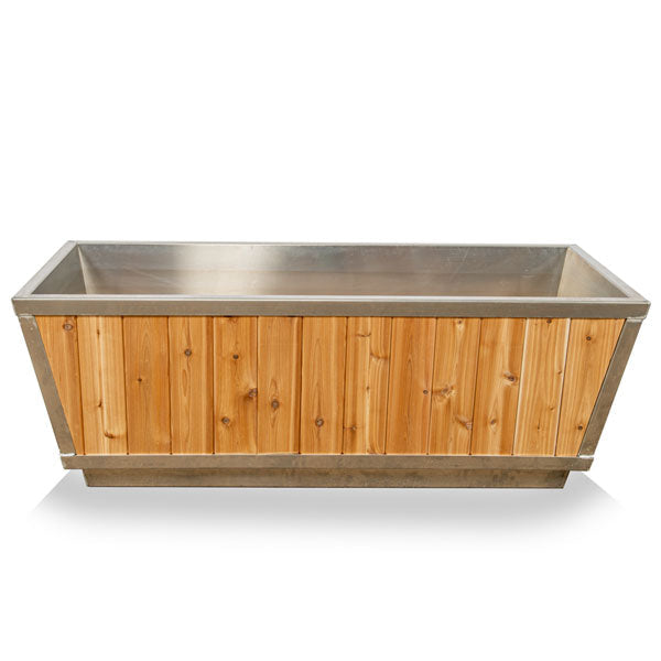 Dundalk LeisureCraft The Glacier Cold Plunge Tub - Knotty Red Cedar