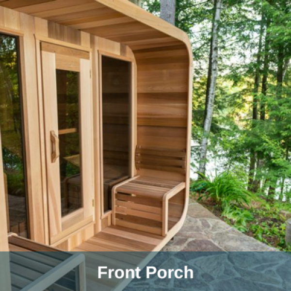 Dundalk LeisureCraft Clear Cedar Outdoor Luna Sauna