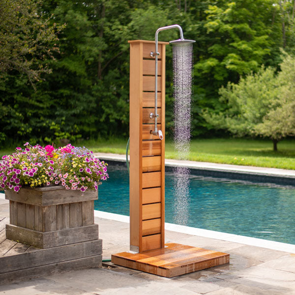 Dundalk LeisureCraft Sunlight Outdoor Shower - Clear Cedar