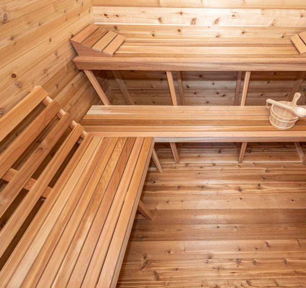 Dundalk LeisureCraft Clear Cedar Mini POD 3-4 Person Sauna