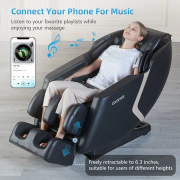 Comfier Massage Chair Recliner, AI-powered, Full Body Massage Recliner Chair, Zero Gravity, Bluetooth Speaker