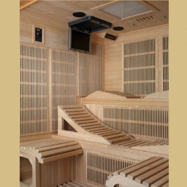 Golden Designs Monaco 6 Person Near Zero EMF FAR Infrared Sauna