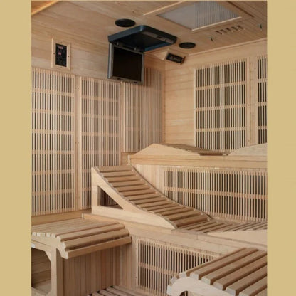 Golden Designs Monaco 6 Person Near Zero EMF FAR Infrared Sauna