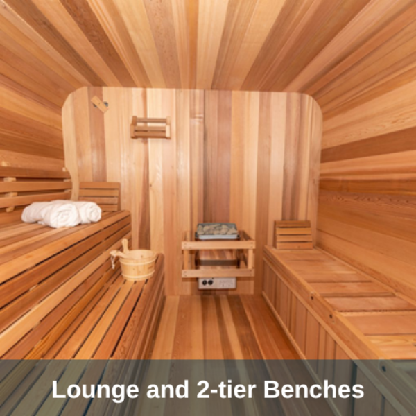 Dundalk LeisureCraft Clear Cedar Outdoor Luna Sauna