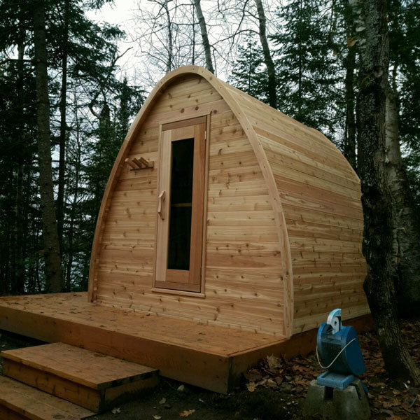 Dundalk LeisureCraft Knotty Cedar POD Sauna