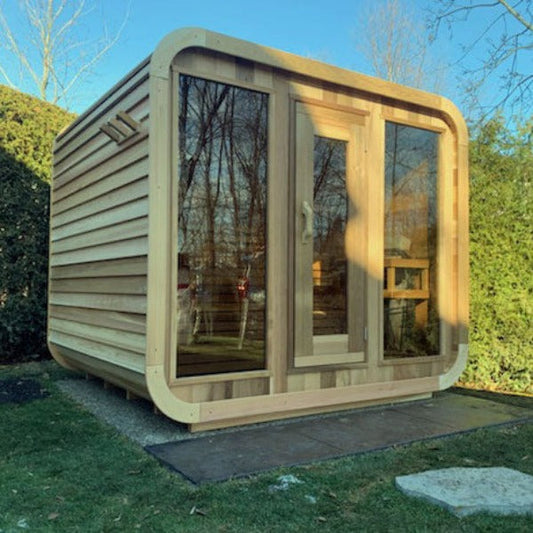 Dundalk LeisureCraft Clear Cedar Outdoor Luna Sauna