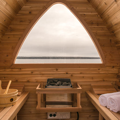 Dundalk LeisureCraft Knotty Cedar POD Sauna