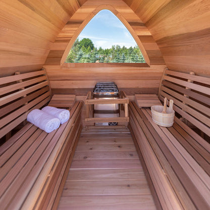 Dundalk LeisureCraft Knotty Cedar POD Sauna