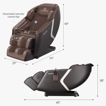 COMFIER Massage Chair Full Body,Zero Gravity Recliner with SL Track--CF-9212BR