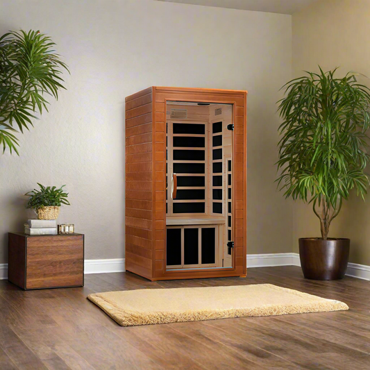 Golden Designs Avila  1-2 Person Ultra Low EMF FAR Infrared Sauna