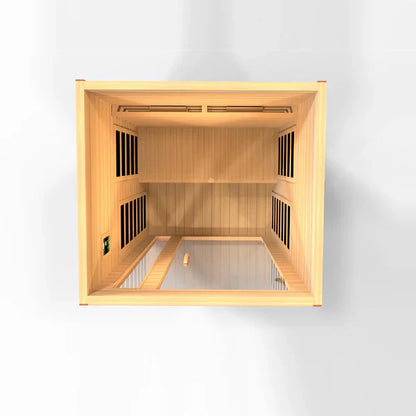 Golden Designs Cardoba Full Spectrum 2 Person Full Spectrum Infrared Sauna - Canadian Hemlock