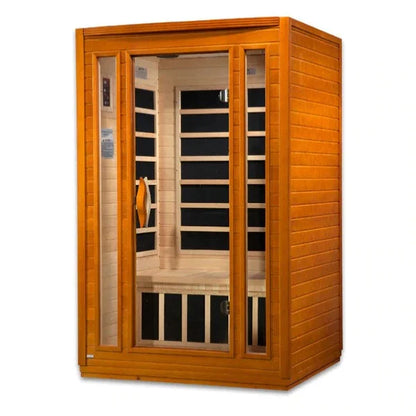 Golden Designs San Marino 2 Person Low EMF FAR Infrared Sauna