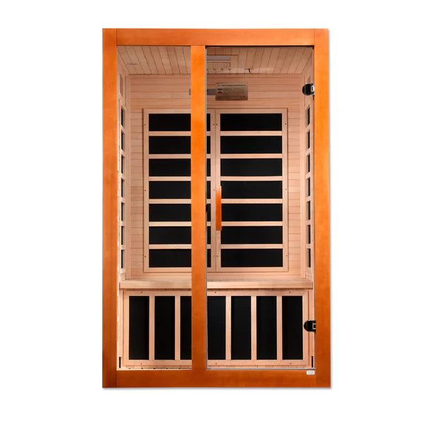 Golden Designs Santiago Elite 2 Person Ultra Low EMF FAR Infrared Sauna