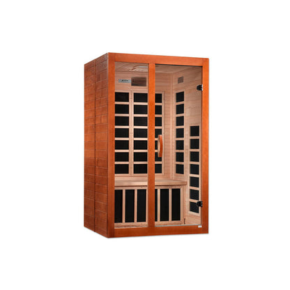 Golden Designs Santiago Elite 2 Person Ultra Low EMF FAR Infrared Sauna