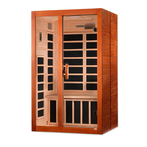 Golden Designs Santiago Elite 2 Person Ultra Low EMF FAR Infrared Sauna