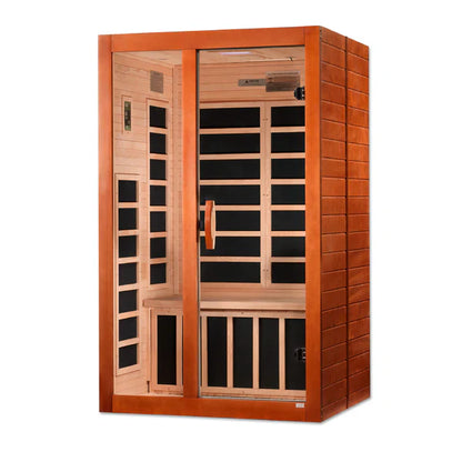 Golden Designs Santiago Elite 2 Person Ultra Low EMF FAR Infrared Sauna