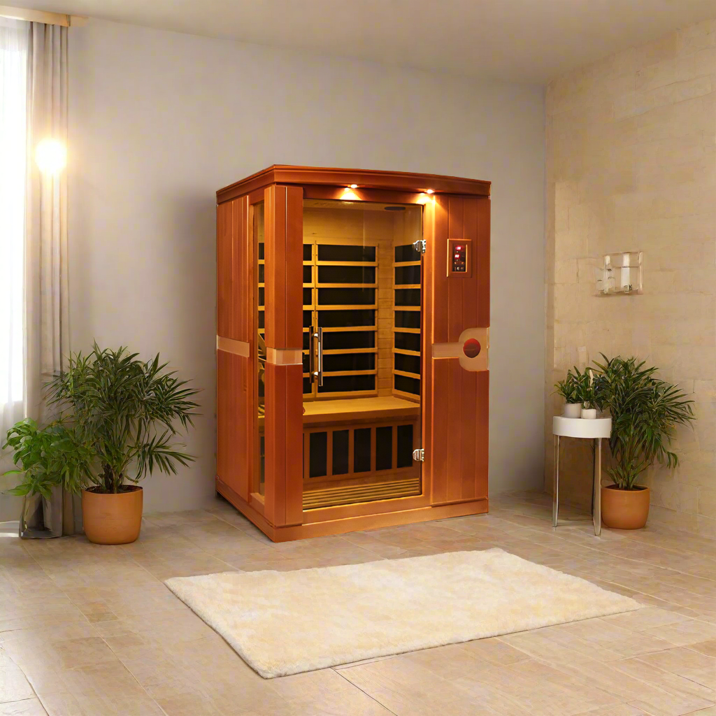 Golden Designs Venice Elite 2 Person Ultra Low EMF FAR Infrared Sauna