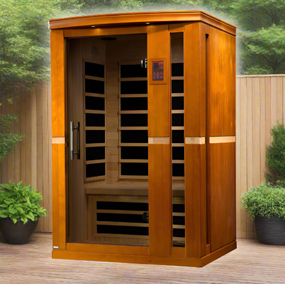 Golden Designs Vittoria 2 Person Low EMF FAR Infrared Sauna