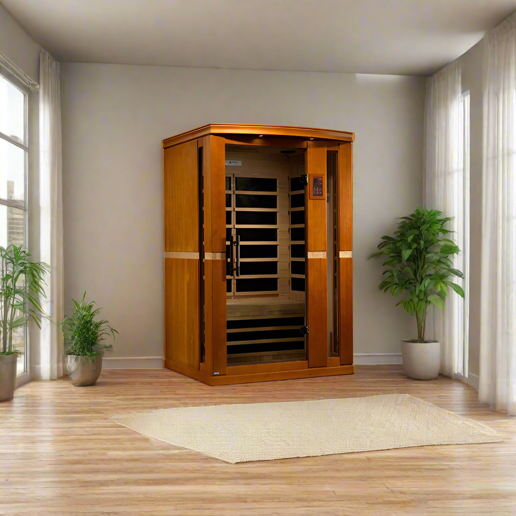 Golden Designs Vittoria 2 Person Low EMF FAR Infrared Sauna