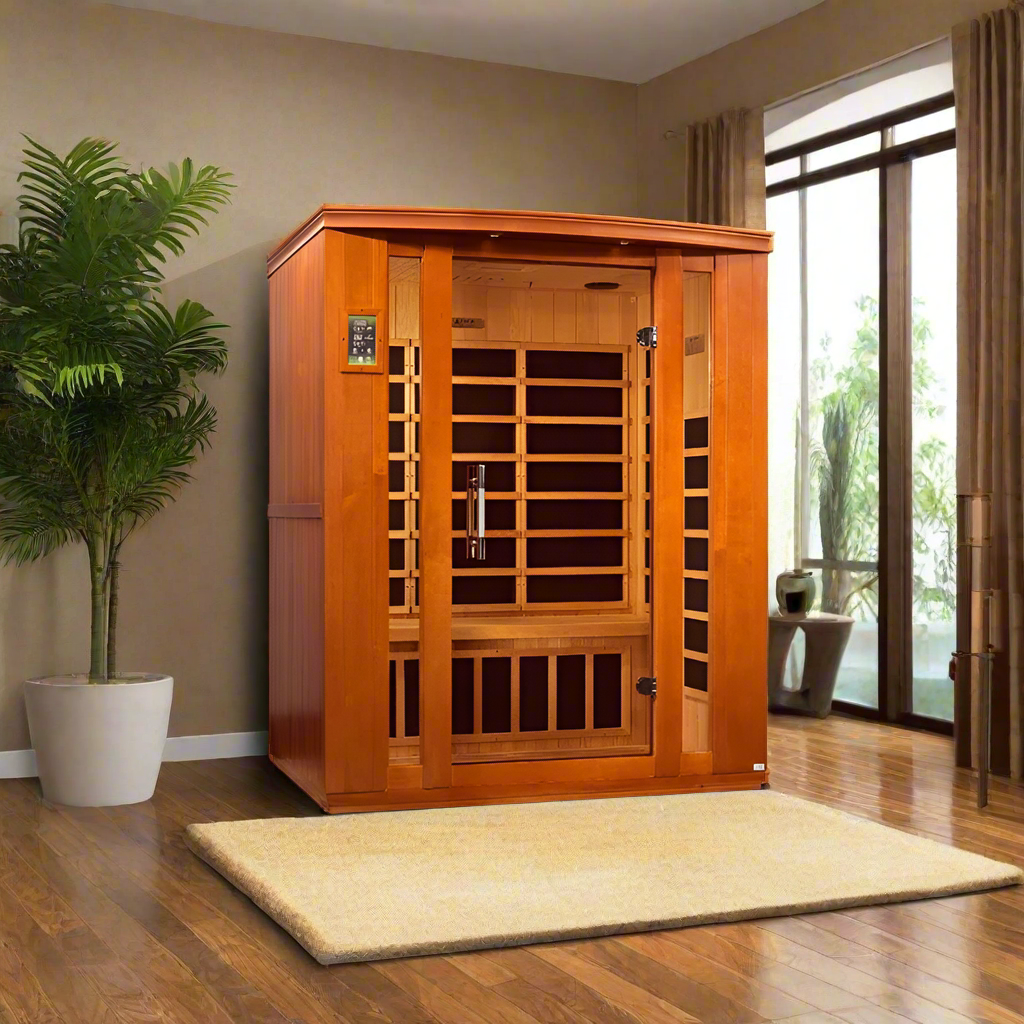 Golden Designs Bellagio 3 Person Low EMF FAR Infrared Sauna