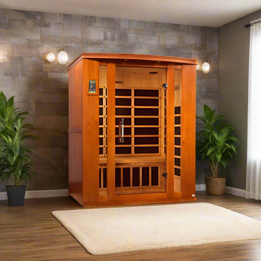 Golden Designs Bellagio 3 Person Low EMF FAR Infrared Sauna