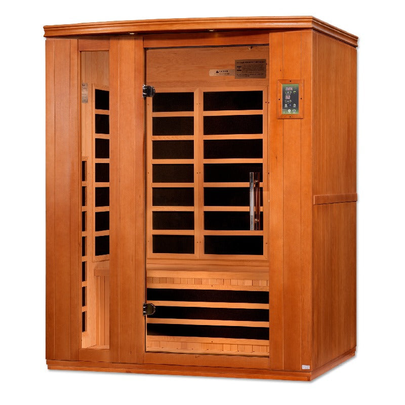 Golden Designs Lugano 3 Person Ultra Low EMF FAR Infrared Sauna