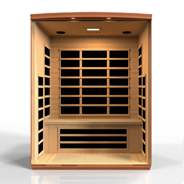 Golden Designs Lugano 3 Person Ultra Low EMF FAR Infrared Sauna