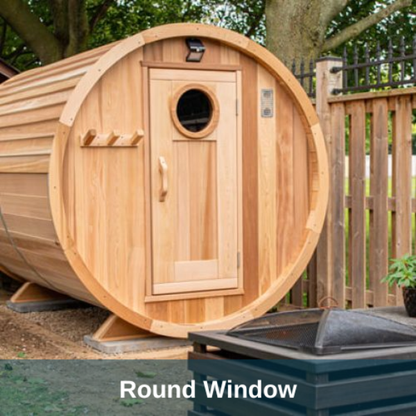 Dundalk LeisureCraft Knotty Cedar Barrel Sauna