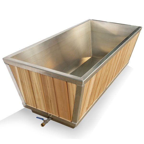 Dundalk LeisureCraft The Glacier Cold Plunge Tub - Clear Red Cedar