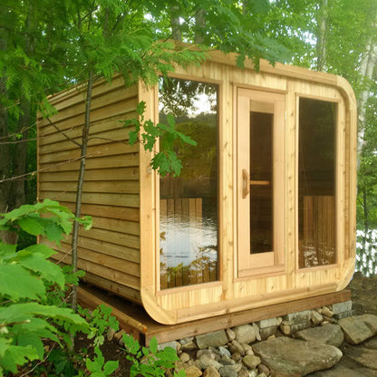 Dundalk Leisure Knotty Cedar Outdoor Luna Sauna