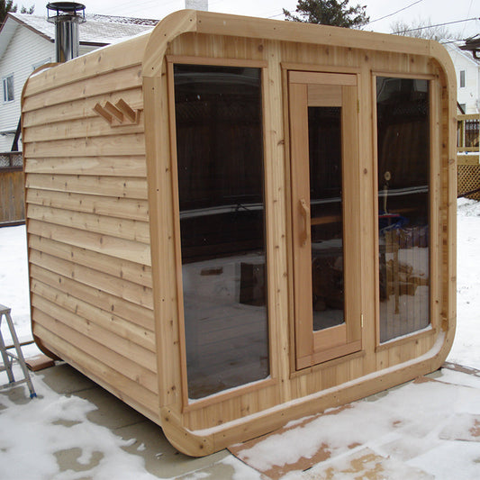 Dundalk Leisure Knotty Cedar Outdoor Luna Sauna