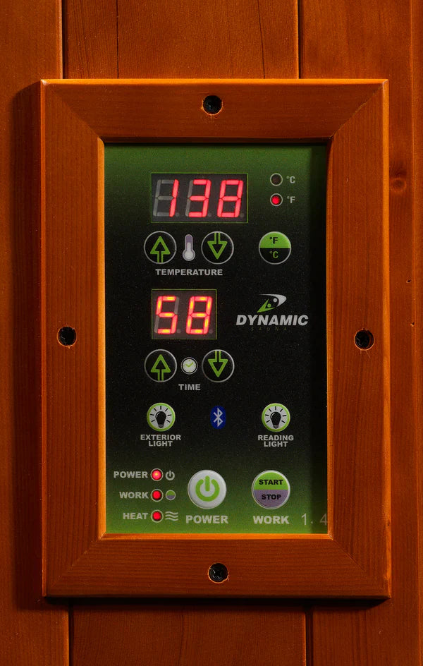 Golden Designs Avila Elite 1-2 Person Ultra Low EMF FAR Infrared Sauna