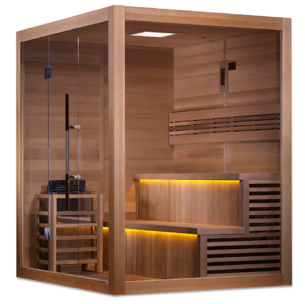 Golden Designs Kuusamo Edition 6 Person Traditional Steam Sauna