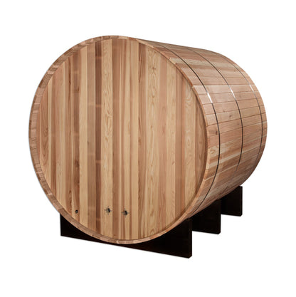 Golden Designs Arosa 4 Person Traditional Barrel Sauna - Pacific Cedar