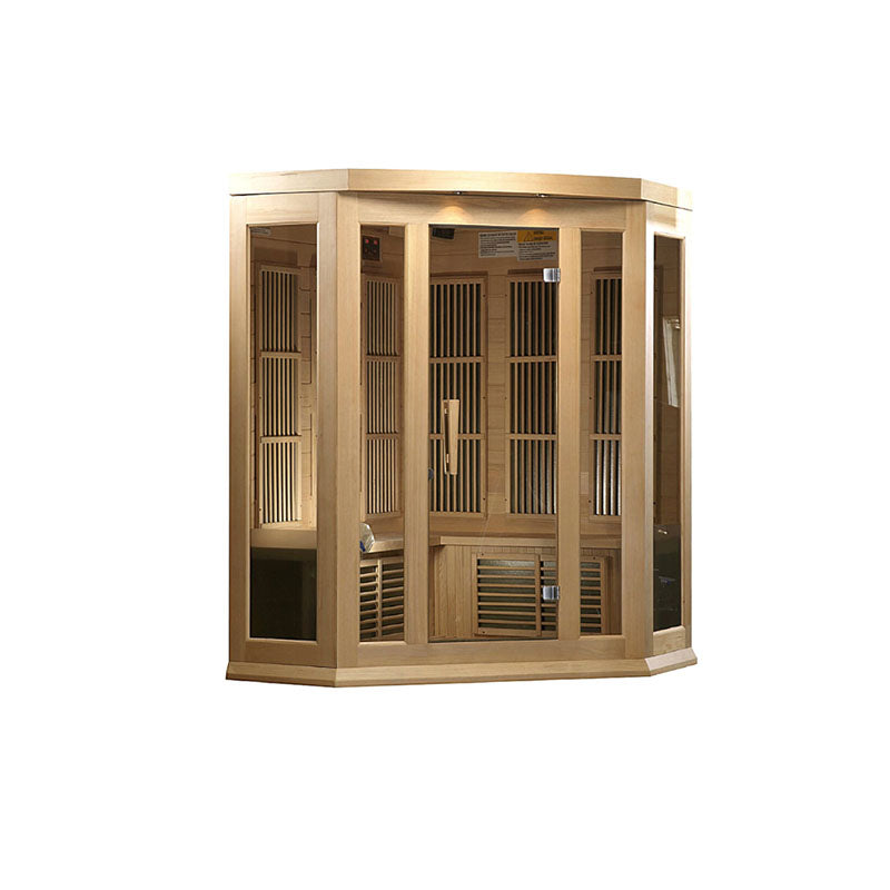 Maxxus Low EMF MX-K356-01 FAR Infrared Sauna - Canadian Hemlock