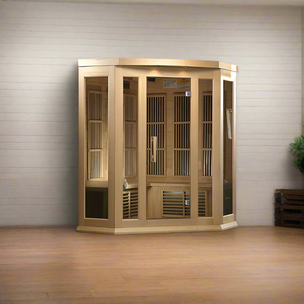 Maxxus Low EMF MX-K356-01 FAR Infrared Sauna - Canadian Hemlock