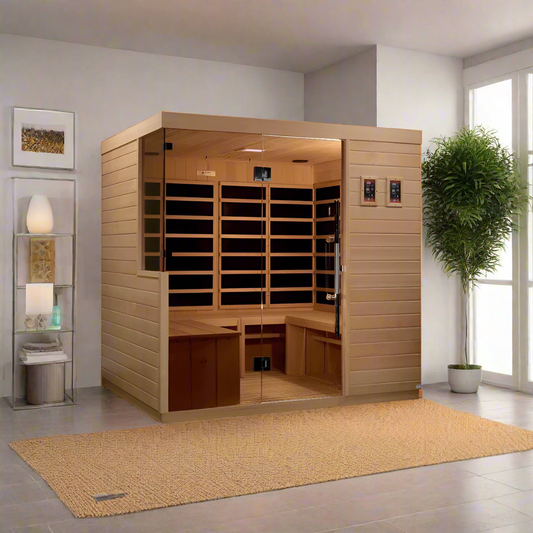 Golden Designs La Sagrada 6 Person Ultra Low EMF FAR Infrared Sauna